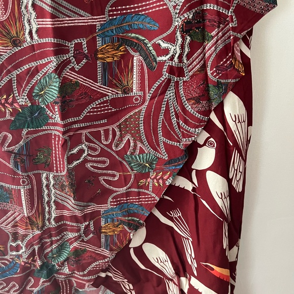 NWT Farm Rio Wrap Midi Skirt - Picture 7 of 8